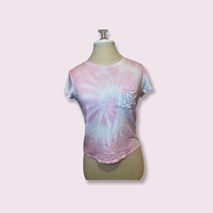 Zumiez a.lab Pink tie-dye space babe pocket tee